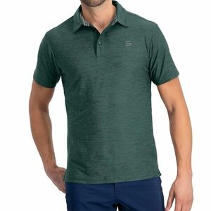 Three Sixty Six Men’s Golf Polo Shirt Performance Quick Dry Green Size 2XL